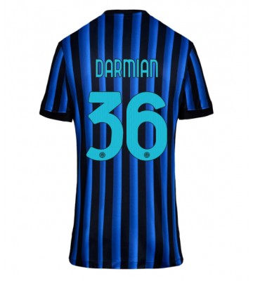 Inter Milan Matteo Darmian #36 Hjemmebanetrøje Dame 2025-26 Kortærmet